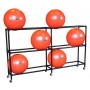 Body Solid stand for up to 12 exercise balls (SSBR200) Exercise balls and sitting balls - 1