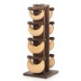 NOHrD Swing dumbbell complete set walnut Dumbbell and barbell sets - 1