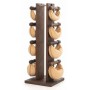 NOHrD Swing dumbbell complete set walnut Dumbbell and barbell sets - 2
