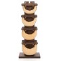 NOHrD Swing dumbbell complete set walnut Dumbbell and barbell sets - 3