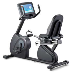 Circle Fitness R8 Entertainment EPlus 2.0 BT Liegeergometer, schwarz Liege Ergometer - 1