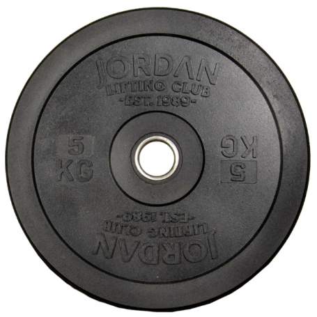 Jordan Lifting Club 5kg Rubber Bumber Plate (JLC-RBP-05) Disques d'haltères et poids - 1