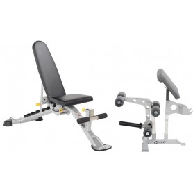 Set offer - Hoist Fitness F.I.D. universal bench (HF-5165) incl. leg/bicep section and accessory rack training benches - 1