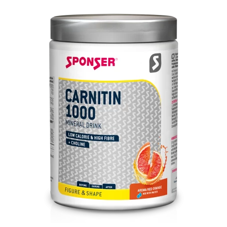 Sponser Carnitine 1000 Mineral Drink 400g Can L-Canitin - 1