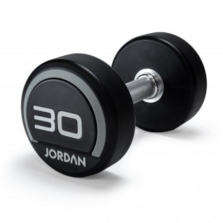 Jordan Premium Ensemble d'haltères courts en uréthane 2,5-30kg (JLUD4-P5) Ensembles d'haltères courts et longs - 1