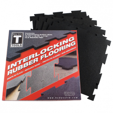 Interlocking floor protection mats (RFBST4PB) Floor mats - 1
