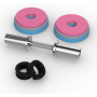 Cube dumbbell and barbell sets - 6