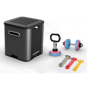 Horizon Fitness Cube dumbbell and barbell sets - 1