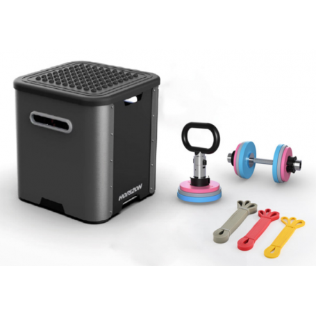 Horizon Fitness Cube dumbbell and barbell sets - 1