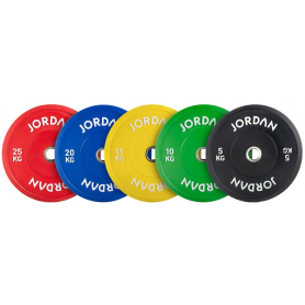Jordan Rubber Bumper Plates 51mm, colored (JF-CRBP) Weight plates and weights - 1