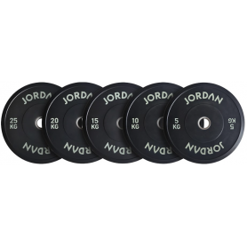 Jordan Rubber Bumper Plates 51mm, black (JF-BRBP) Weight plates and weights - 1