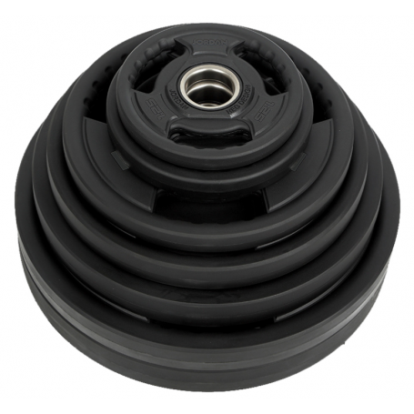 200kg - 1000kg Set Jordan weight plates 51mm, rubberized (JTOPR2) Weight plates and weights - 1