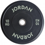 150kg-Set Jordan Rubber Bumper Plates 51mm, black (JF-BRBP-P1) Shark Fitness - 3