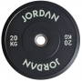 150kg-Set Jordan Gummi Bumper Plates 51mm, schwarz (JF-BRBP-P1) Shark Fitness - 5