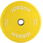 150kg-Set Jordan caoutchouc Bumper Plates 51mm, coloré (JF-CRBP-P1) Shark Fitness - 8