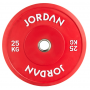 150kg-Set Jordan caoutchouc Bumper Plates 51mm, coloré (JF-CRBP-P1) Shark Fitness - 12