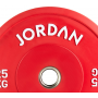 150kg-Set Jordan caoutchouc Bumper Plates 51mm, coloré (JF-CRBP-P1) Shark Fitness - 13