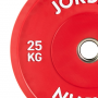 150kg-Set Jordan caoutchouc Bumper Plates 51mm, coloré (JF-CRBP-P1) Shark Fitness - 14