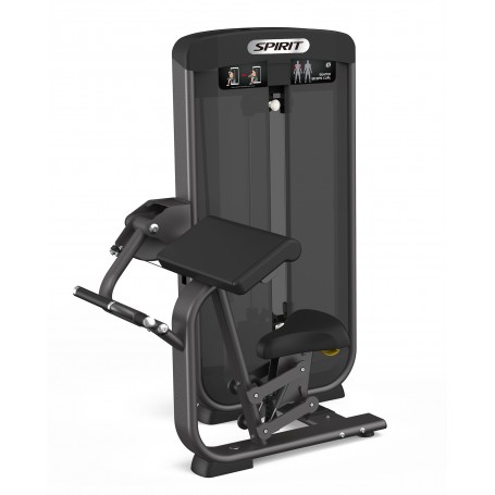 Spirit Fitness Commercial Seated Bicep Curl (SP-3506) Single Station Sliding Weight - 2