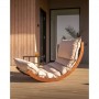 Fitwood Rocking Lounger Outdoor LAAKSO brown with OHRA cushion and wedges Kids, Fun and Outdoor - 10