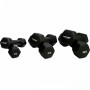 Tunturi neoprene dumbbell set with stand (14TUSCL107) Dumbbells and barbells - 3