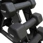 Tunturi neoprene dumbbell set with stand (14TUSCL107) Dumbbells and barbells - 5