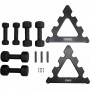 Tunturi neoprene dumbbell set with stand (14TUSCL107) Dumbbells and barbells - 6