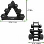 Tunturi neoprene dumbbell set with stand (14TUSCL107) Dumbbells and barbells - 7