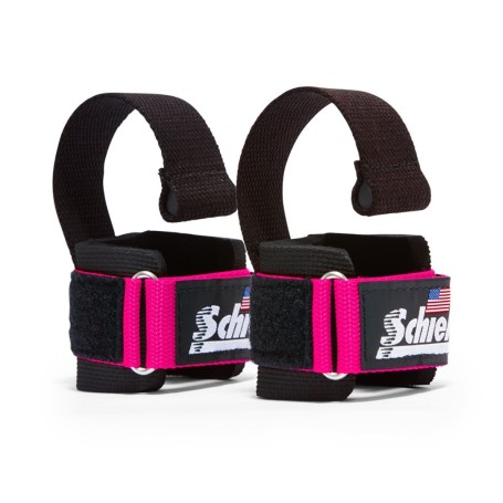 Schiek Deluxe pull strap with metal dowel pink 1000DLS Pulling straps and pulling aids - 1