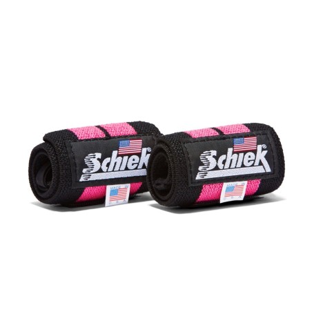 Schiek wrist protection pink-black 1112 Pulling straps and pulling aids - 1