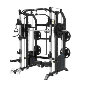 Iron Life Smith Gym multifonctions avec entraîneur fonctionnel et Half Rack (IR-1009B) Rack et Multi-Presse - 1