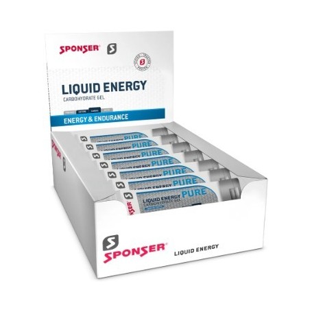 Sponser Sponser Liquid Energy Pure 18 x 70g Tube Gels - 1