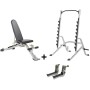 Set offer - Hoist Fitness training bench HF-5165 and squat rack including 2 safety racks (HF-5970/HF-OPT-5000-04) Trainin