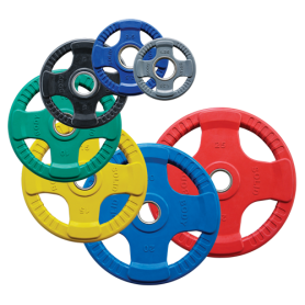 Body Solid weight plates 51mm 4D rubberised, coloured (ORCK) Weight plates and weights - 1