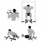 Tunturi door bar standard (14TUSFU245) pull-up and push-up aids - 2